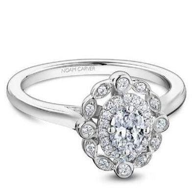 White Gold Diamond Engagement