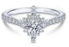 White Gold Diamond Engagement Ring.