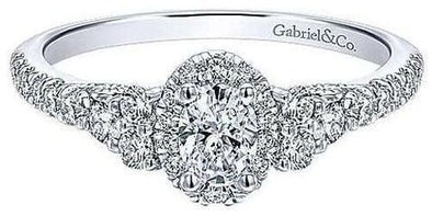 White Gold Diamond Engagement Ring.