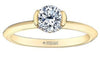 Yellow Gold Canadian Diamond Engagement Ring.