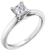 White Gold Canadian Diamond Solitaire Engagement Ring.