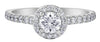 White Gold Canadian Diamond, Diamond Engagement Ring.