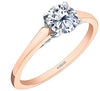 Rose Gold Canadian Diamond Engagement Ring.