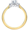 Yellow Gold Canadian Diamond Engagement Ring.