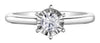 White Gold Diamond Solitaire Engagement Ring.