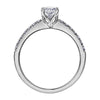 White Gold Canadian Diamond Engagement Ring.