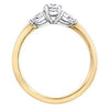 Yellow Gold Diamond Engagement Ring.