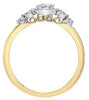 Yellow Gold Canadian Diamond Engagement Ring.