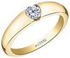 Yellow Gold Canadian Diamond Solitaire Engagement Ring.