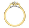 Yellow Gold Canadian Diamond Engagement Ring.