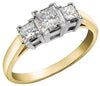 Yellow Gold Canadian Diamond Engagement Ring.