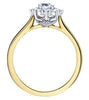 Yellow Gold Canadian Diamond Engagement Ring.