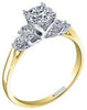 Yellow Gold Canadian Diamond Engagement Ring.