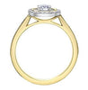 Yellow Gold Canadian Diamond Engagement Ring.