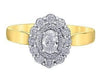 Yellow Gold Canadian Diamond Ring.