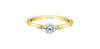 Yellow Gold Canadian Diamond Engagement Ring.