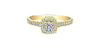 Yellow Gold Diamond Engagement Ring.