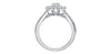 White Gold Canadian Diamond Engagement Ring.