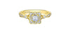 Yellow Gold Canadian Diamond Engagement Ring.