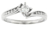 White Gold Diamond Engagement Ring.