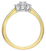 Yellow Gold Diamond Engagement Ring.