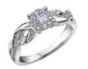 White Gold Diamond Engagement Ring.