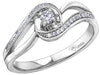 White Gold Diamond Engagement Ring.