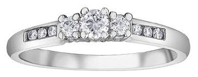 White Gold Diamond Engagement Ring.