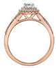 Rose Gold Canadian Diamond Engagement Ring.