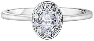 White Gold Diamond Engagement Ring.