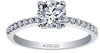 White Gold Canadian Diamond Engagement Ring.