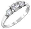 White Gold Diamond Engagement Ring.