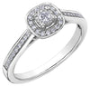 White Gold Diamond Engagement Ring.