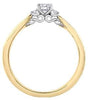 Yellow Gold Canadian Diamond Engagement Ring.