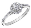 White Gold Diamond Engagement Ring.