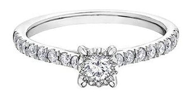 White Gold Diamond Engagement Ring.