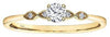 Yellow Gold Canadian Diamond Engagement Ring.