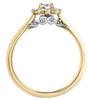 Yellow Gold Canadian Diamond Engagement Ring.