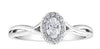 White Gold Diamond Engagement Ring.