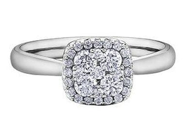 White Gold Diamond Engagement Ring.