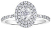 White Gold Canadian Diamond Engagement Ring.