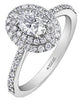 White Gold Canadian Diamond Engagement Ring.