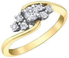 Yellow Gold Canadian Diamond Engagement Ring.