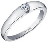 White Gold Canadian Diamond Solitaire Engagement Ring.