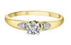 Yellow Gold Diamond Engagement Ring.