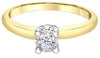 Yellow Gold Diamond Engagement Ring.