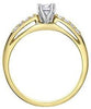 Yellow Gold Canadian Diamond Engagement Ring.