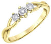 Yellow Gold Diamond Engagement Ring.