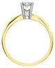 Yellow Gold Diamond Solitaire Engagement Ring.