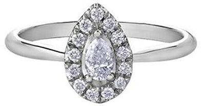 White Gold Diamond Engagement Ring.